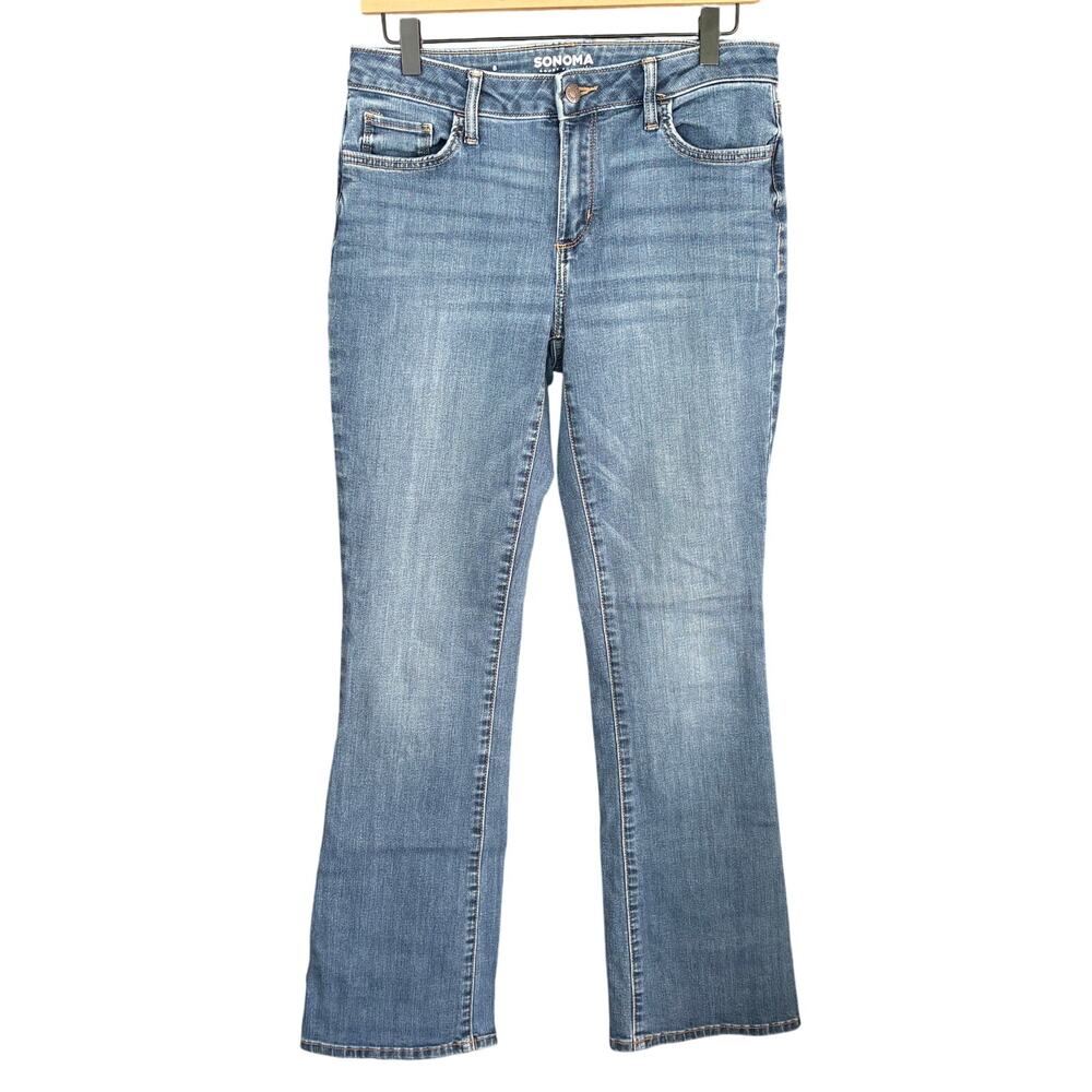 Sonoma Bootcut Jeans 6 6R Medium Wash Denim
